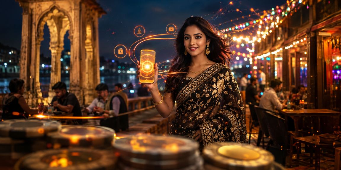 ময়মনসিংহের রাতের বাজারে মোবাইলে পেমেন্ট করছেন একজন ব্যবহারকারী